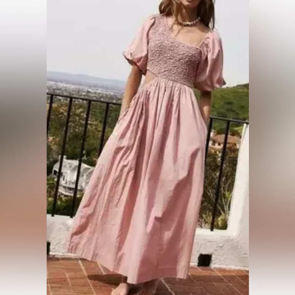 Chic Blush Maxi Skirt‎ women size xs
